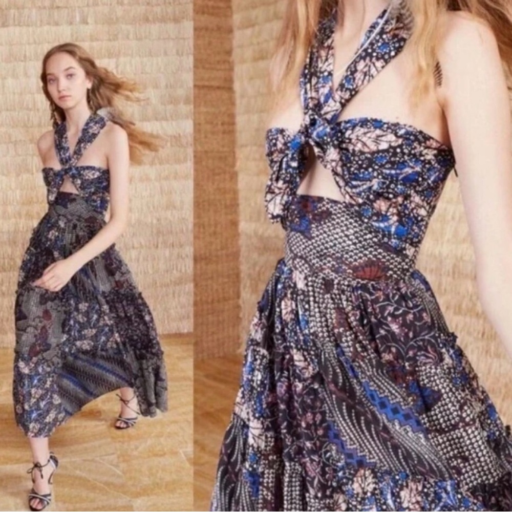 Ulla Johnson Printed Midi Dress - Picture 5 of 8